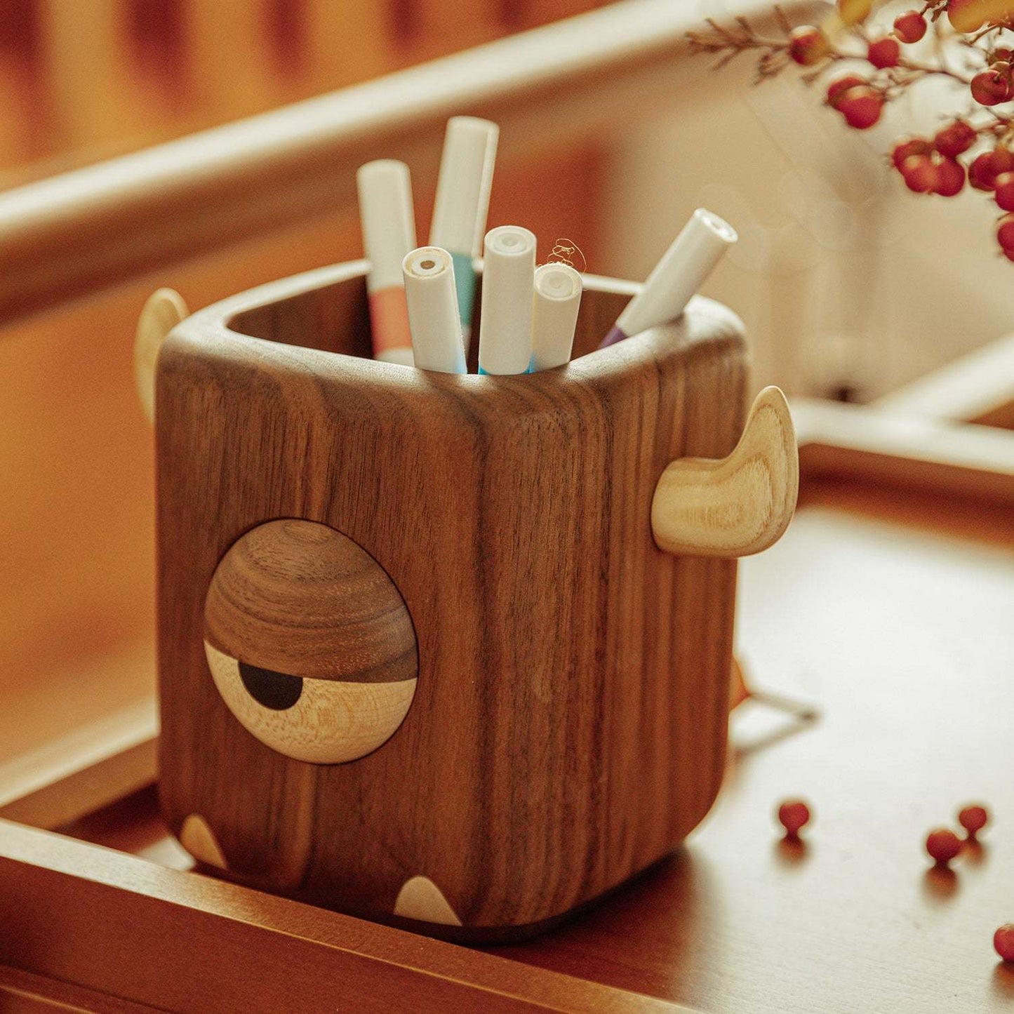 Big Eye Moomoo - Desktop Storage Container natutopia