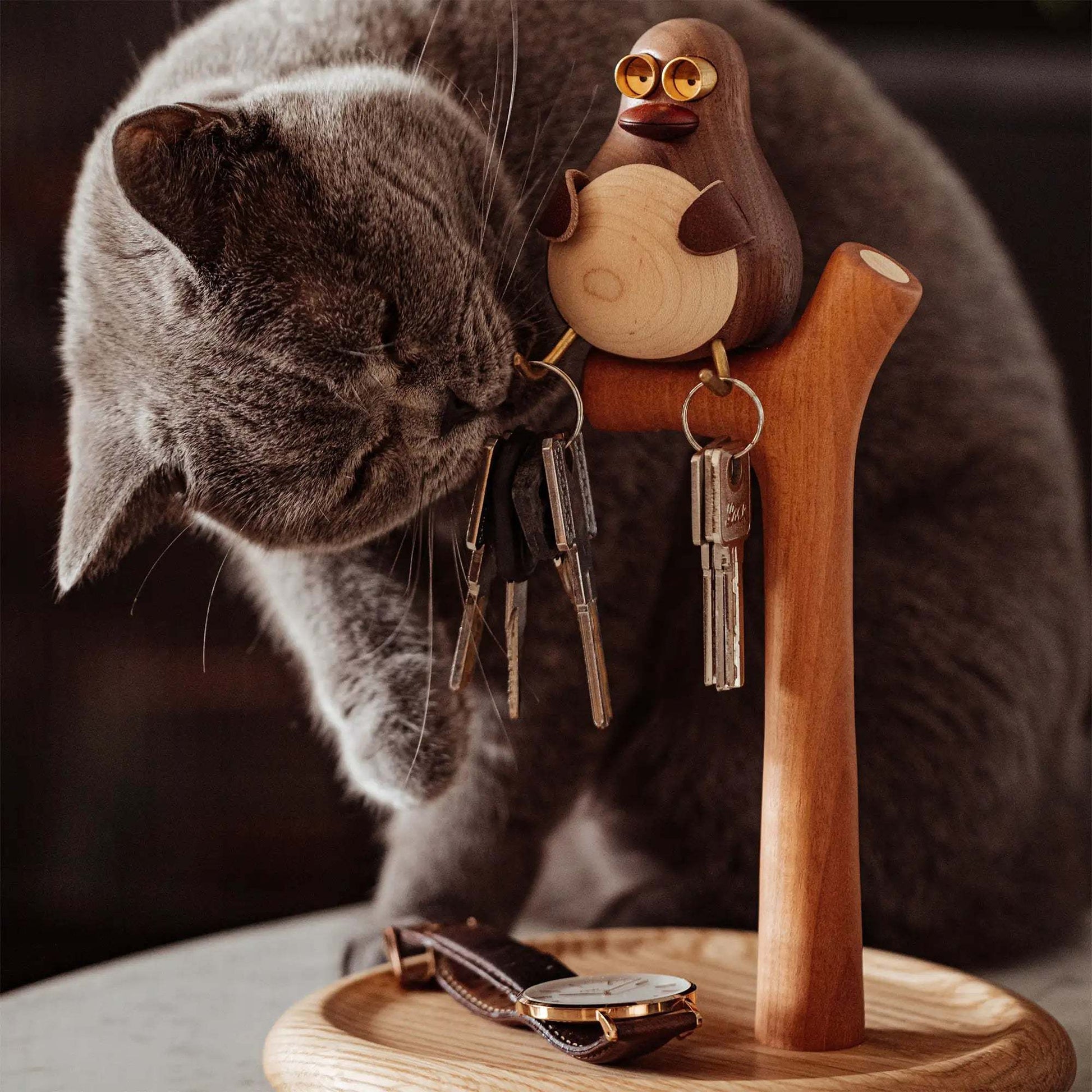 Birdy, the Watcher - Jewelry and Keys Hanger natutopia