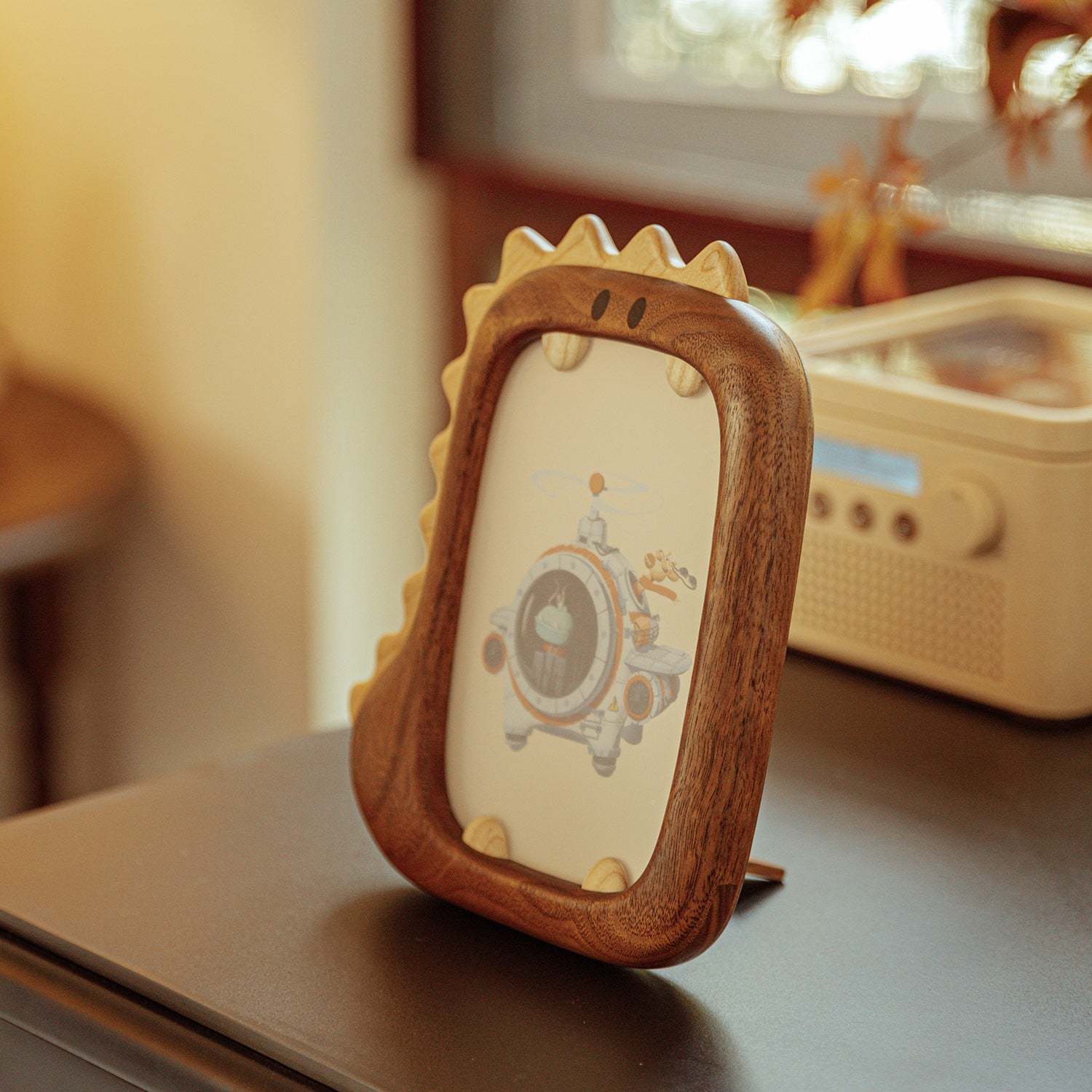 Open Your Mouth, Mr. Dinosaur - Photo Frame natutopia