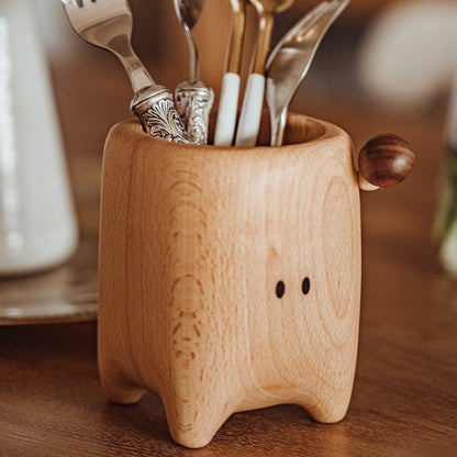 Mushy Roomy - Contenedor para bolígrafos y cubiertos